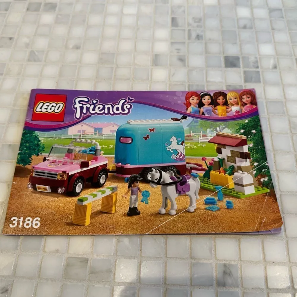 Lego Friends Horse Themed Instruction Manuals Lot